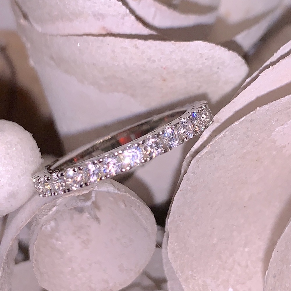 Qvc Diamonique Eternity Band Gem